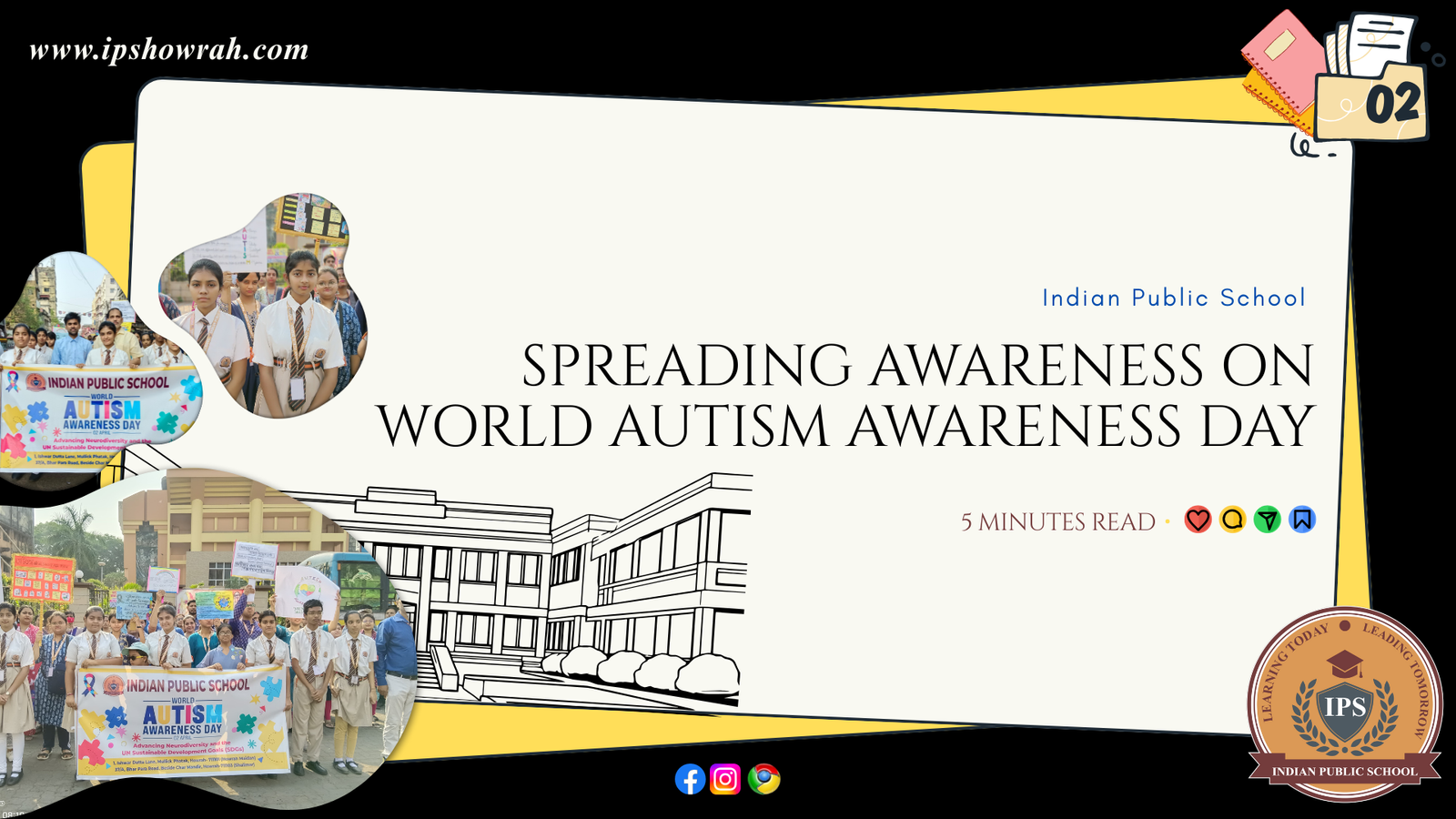 Indian Public School – Howrah – Spreading Awareness on World Autism Awareness Day