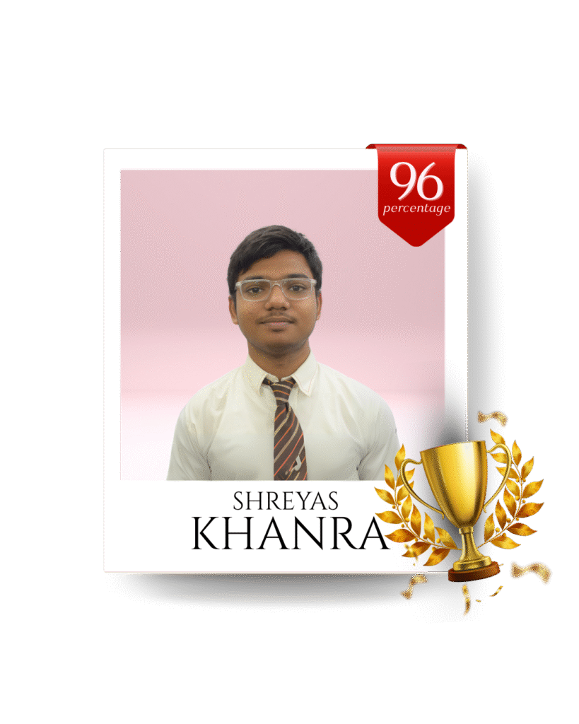 Indian Public School, CBSE Results, Topper, Shreyas Khanra - 96 percentage